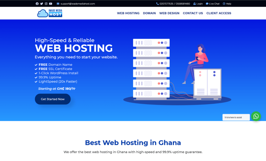 web hosting in Ghana